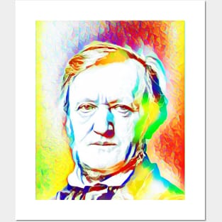 Richard Wagner Colourful Portrait | Richard Wagner Artwork 11 Posters and Art